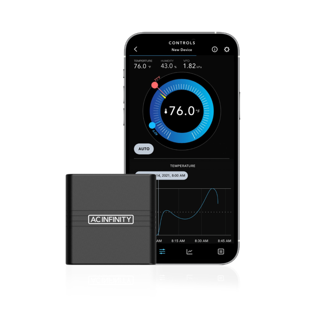 CLOUDCOM A2, mini termohigrómetro inteligente con aplicación de datos y sonda de sensor integrada