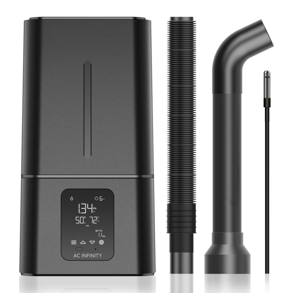 CLOUDFORGE T7, Humidificador ambiental para plantas, 15 L, controles inteligentes, vaporización dirigida.